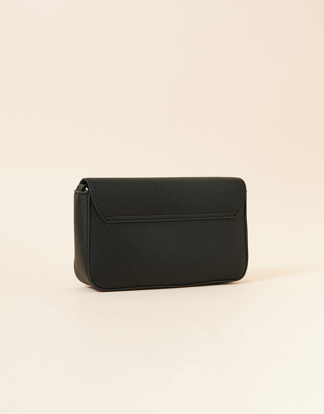 Envelope Charm Cross-Body Bag, Black (BLACK), large