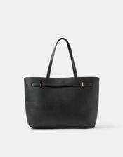 Bianca Laptop Tote Bag, Black (BLACK), large