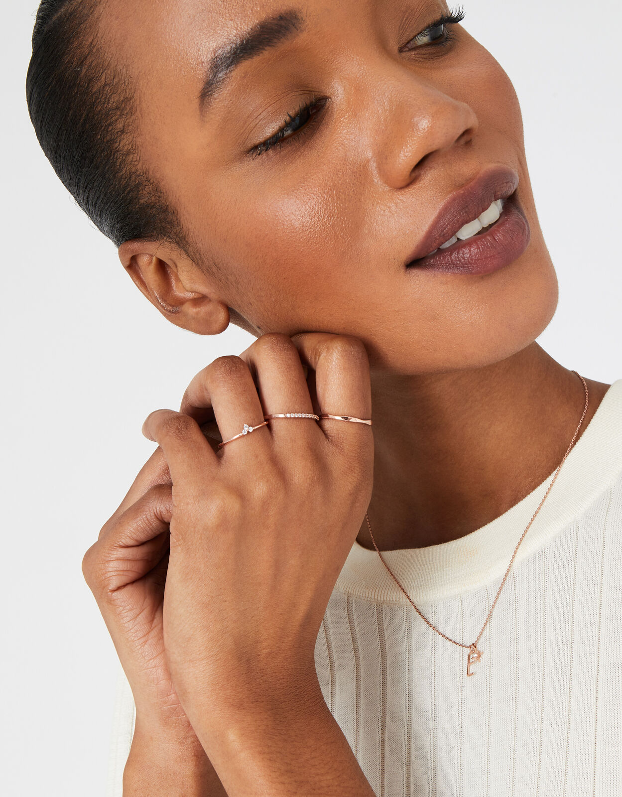Rose gold ring accessorize on sale