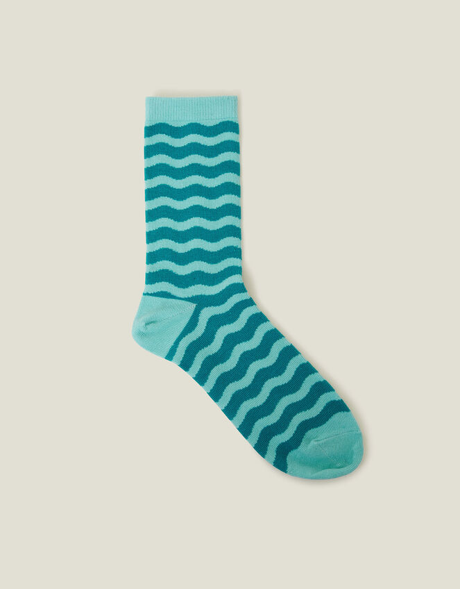 Wave Stripe Socks, , large