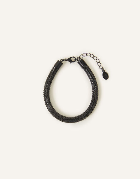 Rhinestone Tube Bracelet, , large