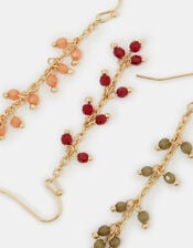 3-Pack Beaded Drop Earrings, , large