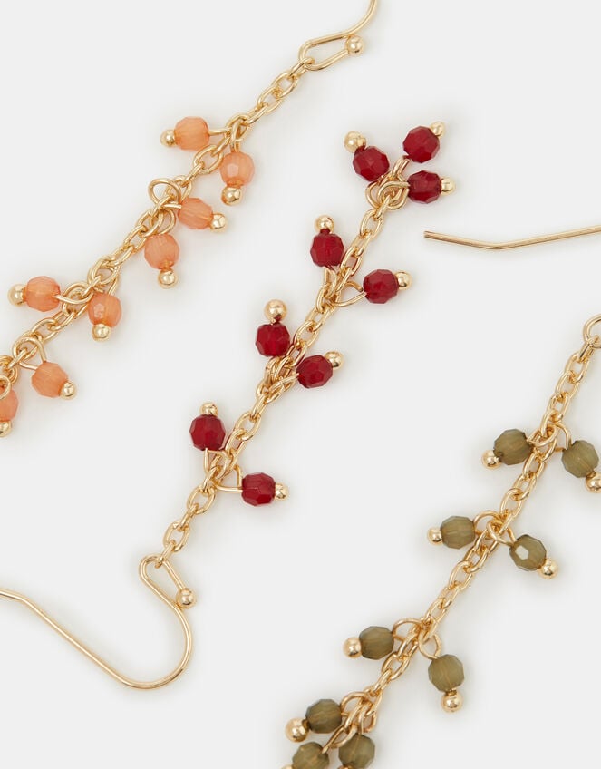 3-Pack Beaded Drop Earrings, , large