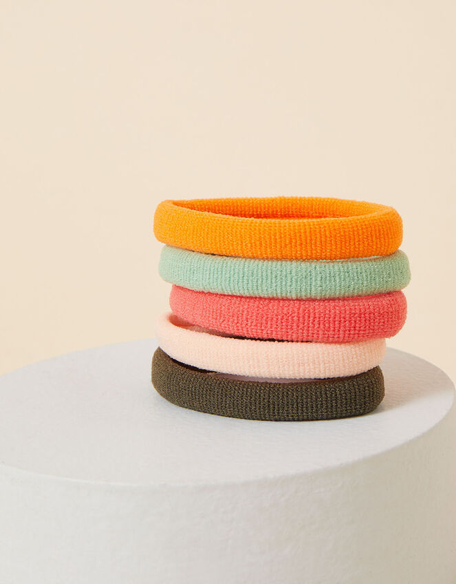 Thick Towelling Hair Band Multipack, , large