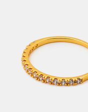 14ct Gold-Plated Eternity Band Ring, Gold (GOLD), large