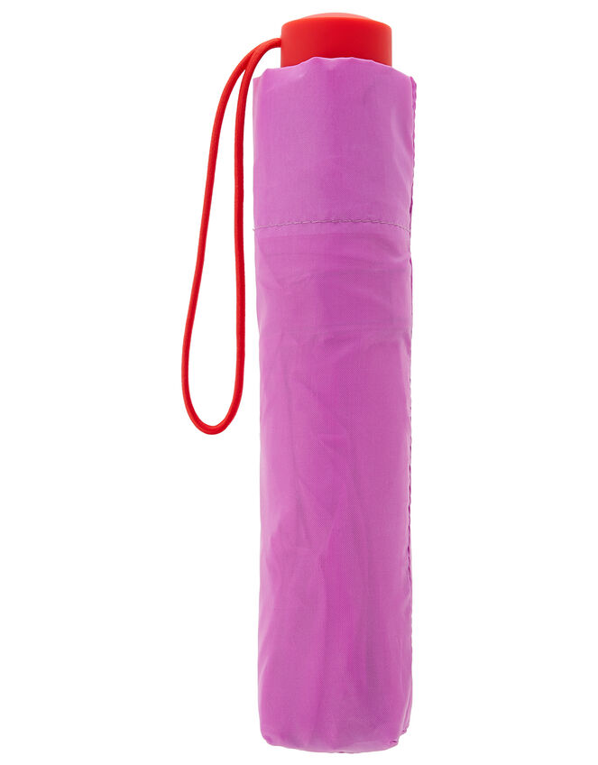 Colour Block Umbrella, Purple (LILAC), large