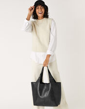 Shopper Bag, Black (BLACK), large