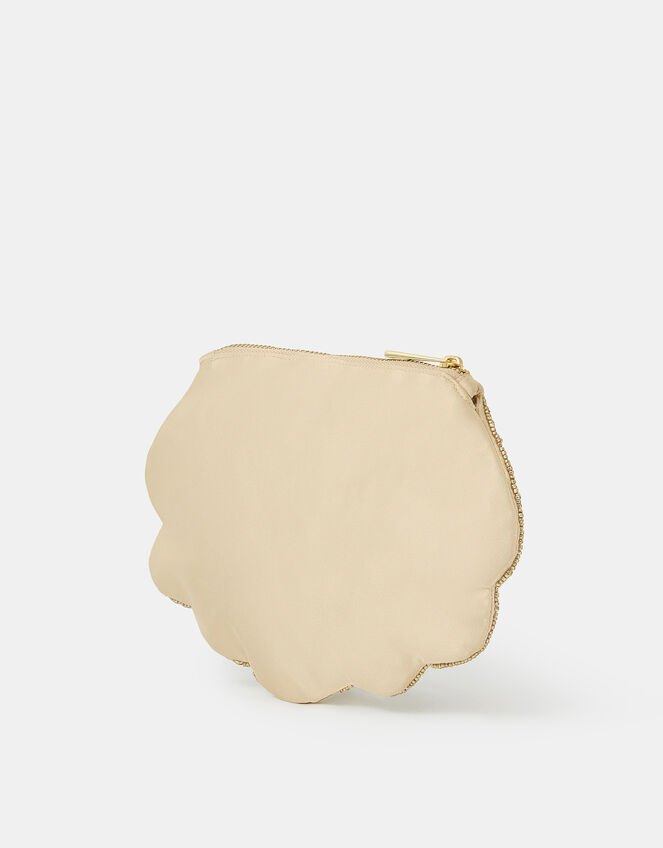 Beaded Shell Pouch, , large