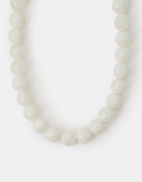 Resin Orb Bead Necklace, , large