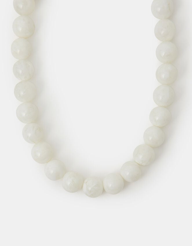 Resin Orb Bead Necklace, , large