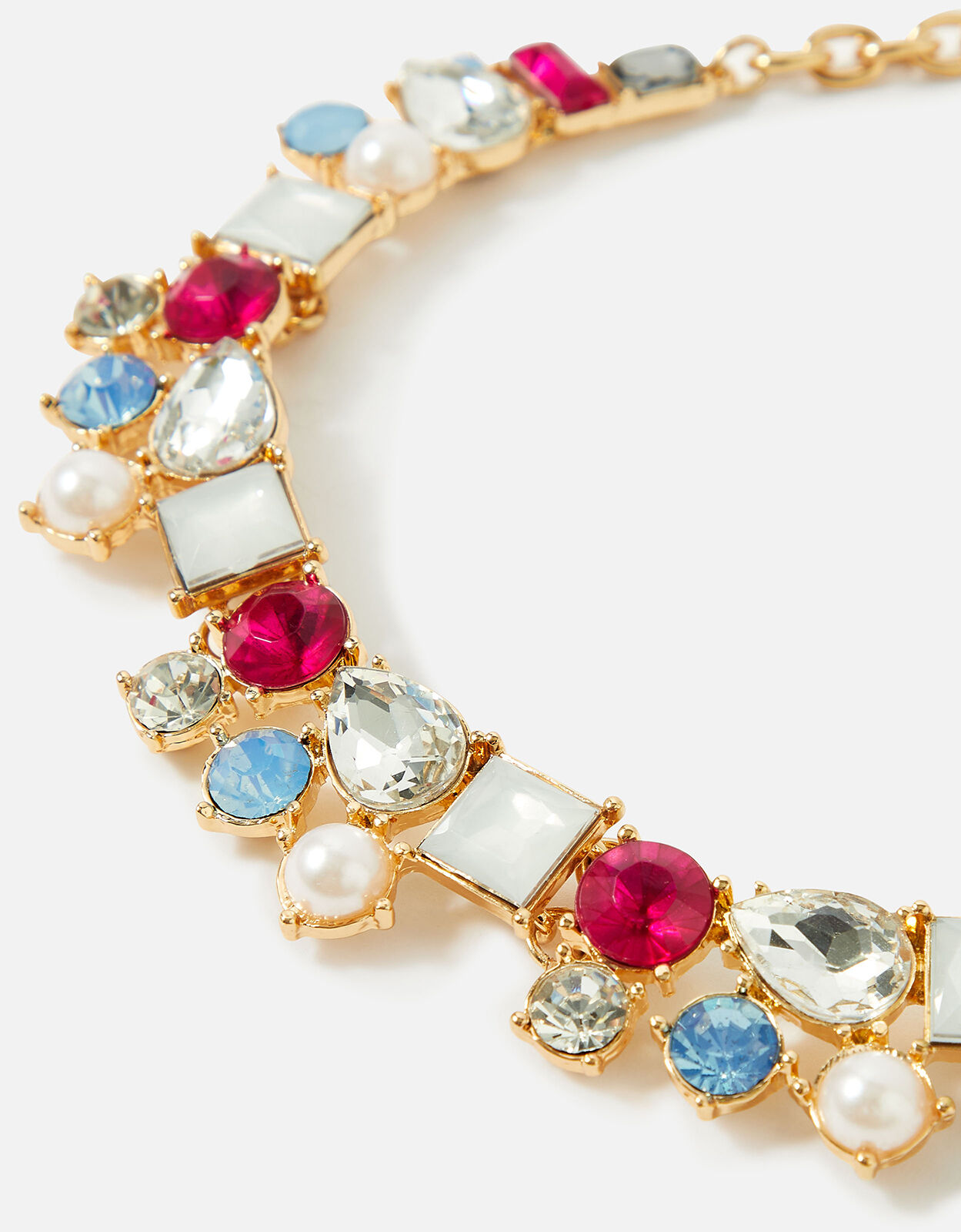 Romantic Ramble Eclectic Stone Collar Necklace