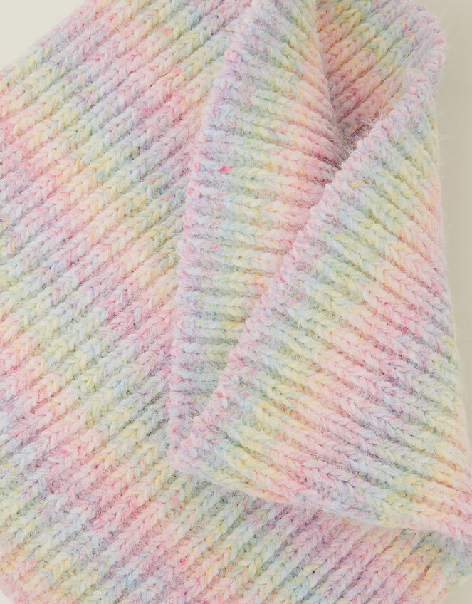 Girls Ombre Rainbow Snood, , large