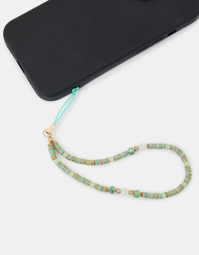 Disc Beaded Phone Charm, , large