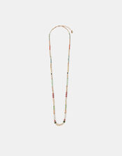 Long Beaded Rope Necklace, , large