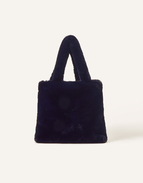 Faux Fur Shopper Bag, , large