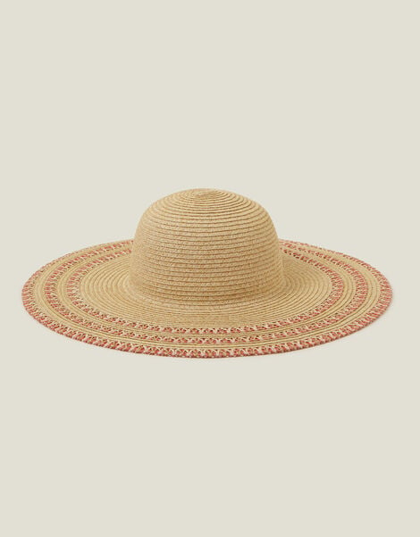 Braided Edge Floppy Hat, , large