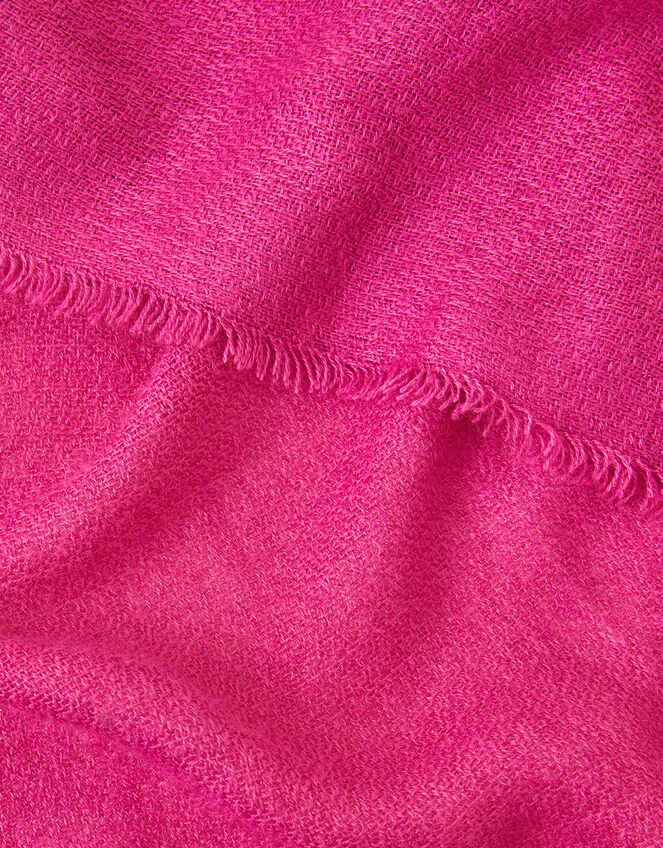 Knit Midweight Blanket Scarf, Pink (PINK), large