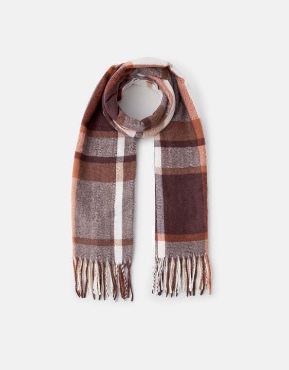 Check Blanket Scarf, , large