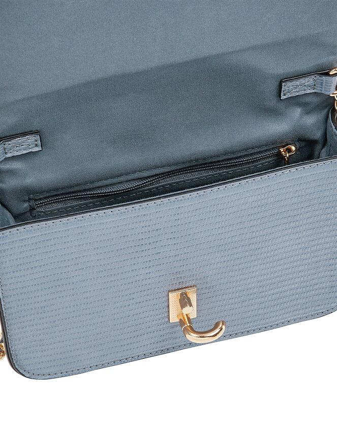Edie Cross-Body Bag, Blue (BLUE), large