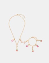 Girls Make-Your-Own Charm Jewellery Set, , large