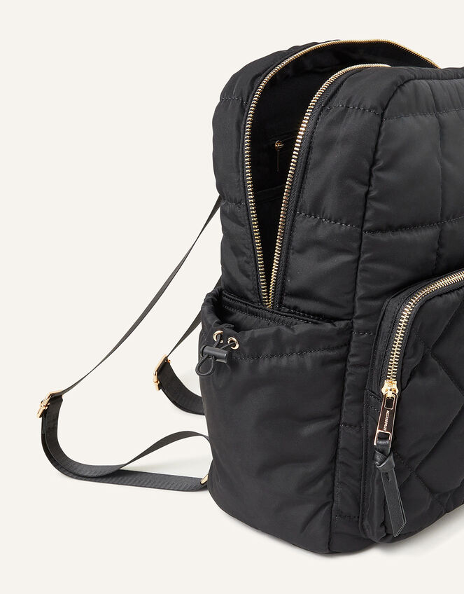 Quilted Nylon Laptop Backpack Backpacks Accessorize UK