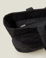 Large Quilted Tote Bag, , large