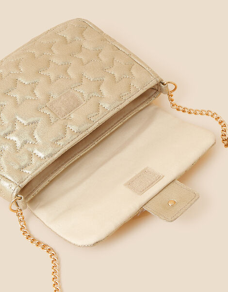 Kids Quilted Star Cross-Body Bag, , large