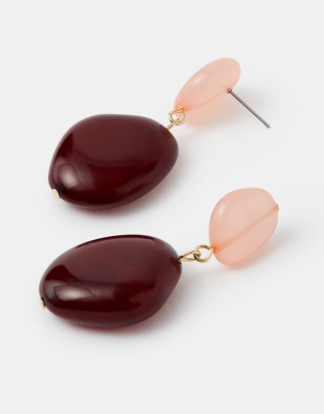 Resin Drop Earrings, , large