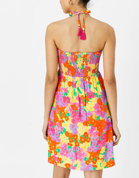 Pop Floral Print Bandeau Dress Multi, Multi (BRIGHTS-MULTI), large