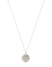 Sterling Silver Symbol Pendant Necklace, , large