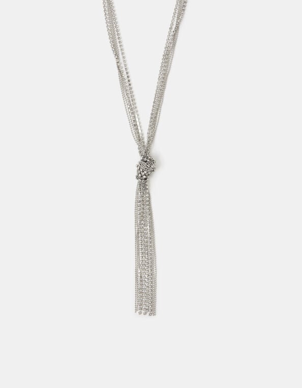 Knot Lariat Necklace, , large