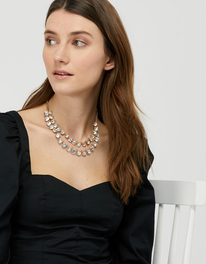 Anna Statement Crystal Collar Necklace Necklaces Accessorize UK