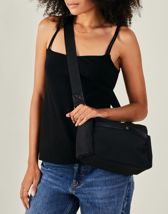 Canvas Crossbody Bag, , large