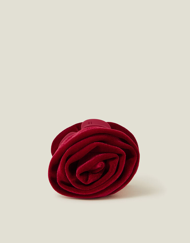 Velvet Corsage Claw Clip, , large