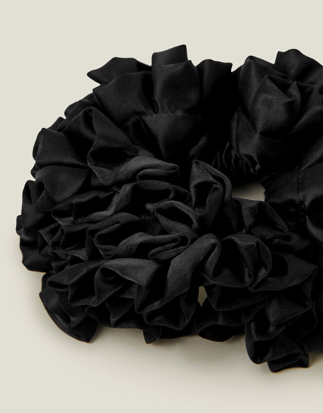 Oversized Ruffle Hair Scrunchie, , large