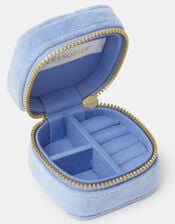 Engagement Ring Velvet Travel Jewellery Box, , large