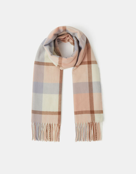 Check Print Blanket Scarf, , large