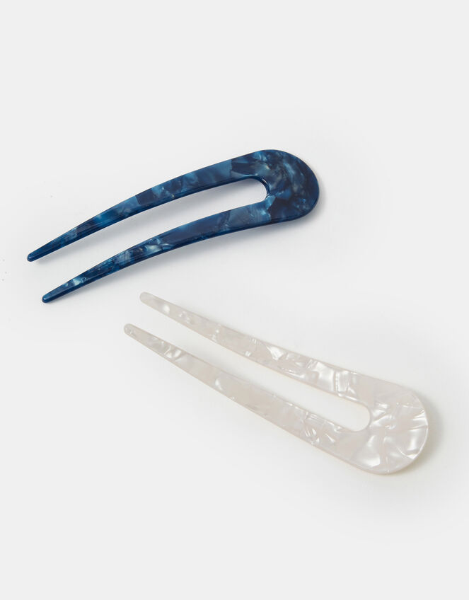 2-Pack Resin French Hair Pins, , large