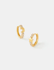14ct Gold-Plated Celestial Hoops Set of Two, , large