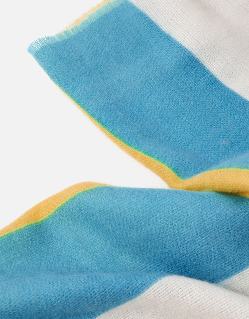Bright Stripe Blanket Scarf, , large