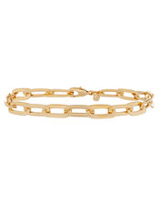 14ct Gold-Plated Large Link Chain Bracelet, , large