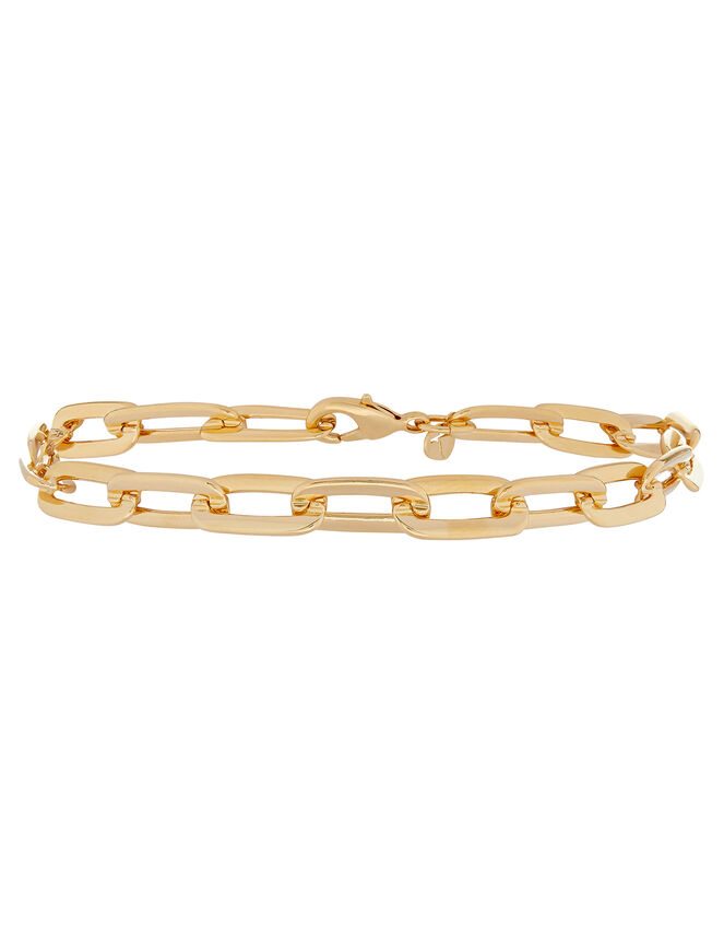 14ct Gold-Plated Large Link Chain Bracelet, , large