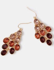 Ombr&eacute; Chandelier Drop Earrings, , large
