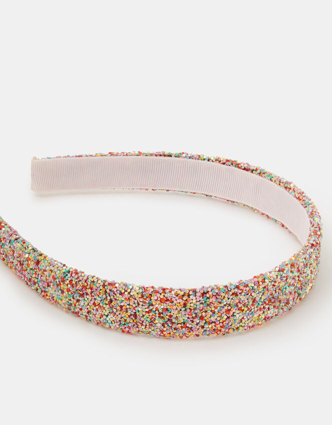 Girls Glitter Headband, , large