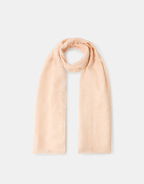 Stitch Detail Lightweight Scarf, , large