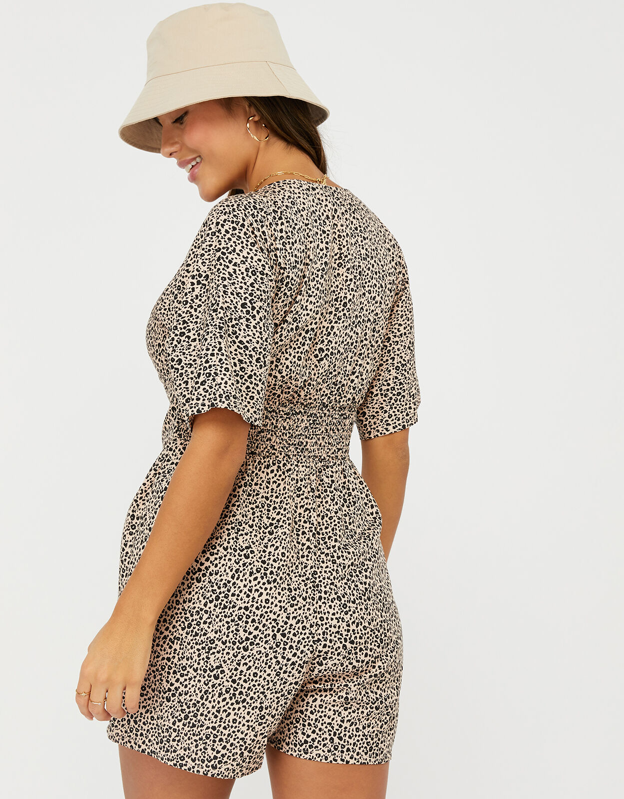 Missguided leopard print playsuit store
