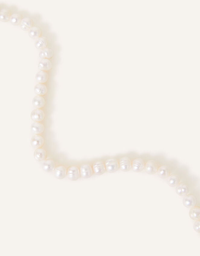 14ct Gold-Plated Pearl Slider Bracelet, , large