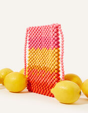 Beaded Cross-Body Phone Pouch, , large