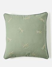 Dragonfly Embroidered Cushion Cover WWF Collaboration, , large