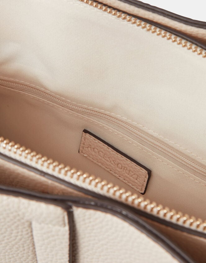 Webbing Strap Tote Bag, Cream (CREAM), large